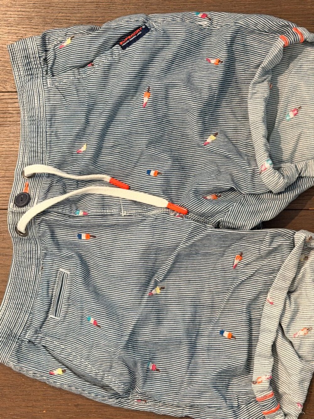 Men's Super Dry Embroidered Short- Size Small